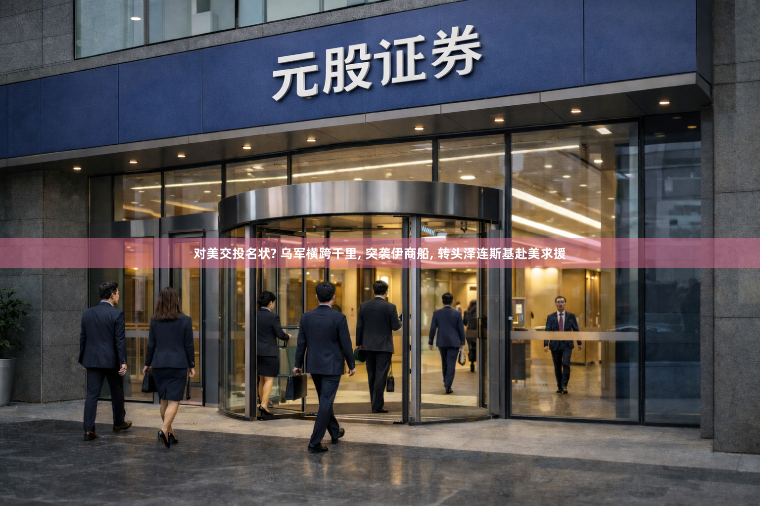 对美交投名状? 乌军横跨千里, 突袭伊商船, 转头泽连斯基赴美求援