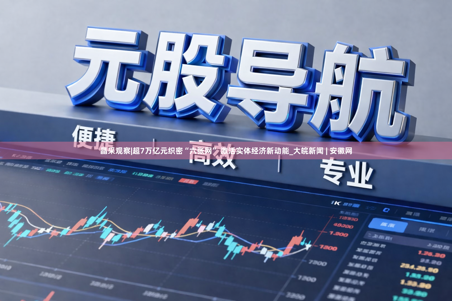 晶采观察|超7万亿元织密“六张网” 激活实体经济新动能_大皖新闻 | 安徽网